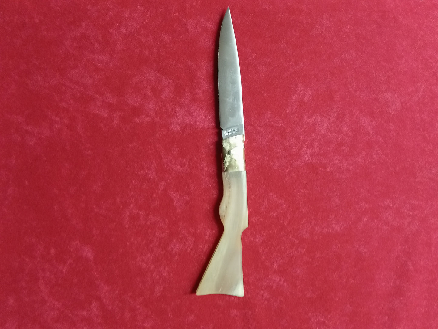 Coltello  pattadese lama 10,5 CM impugnatura corno di montone